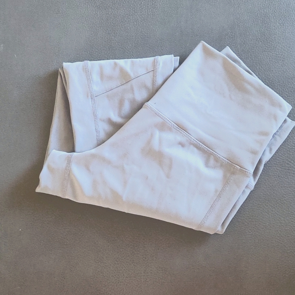 Light Grey moto style leggings